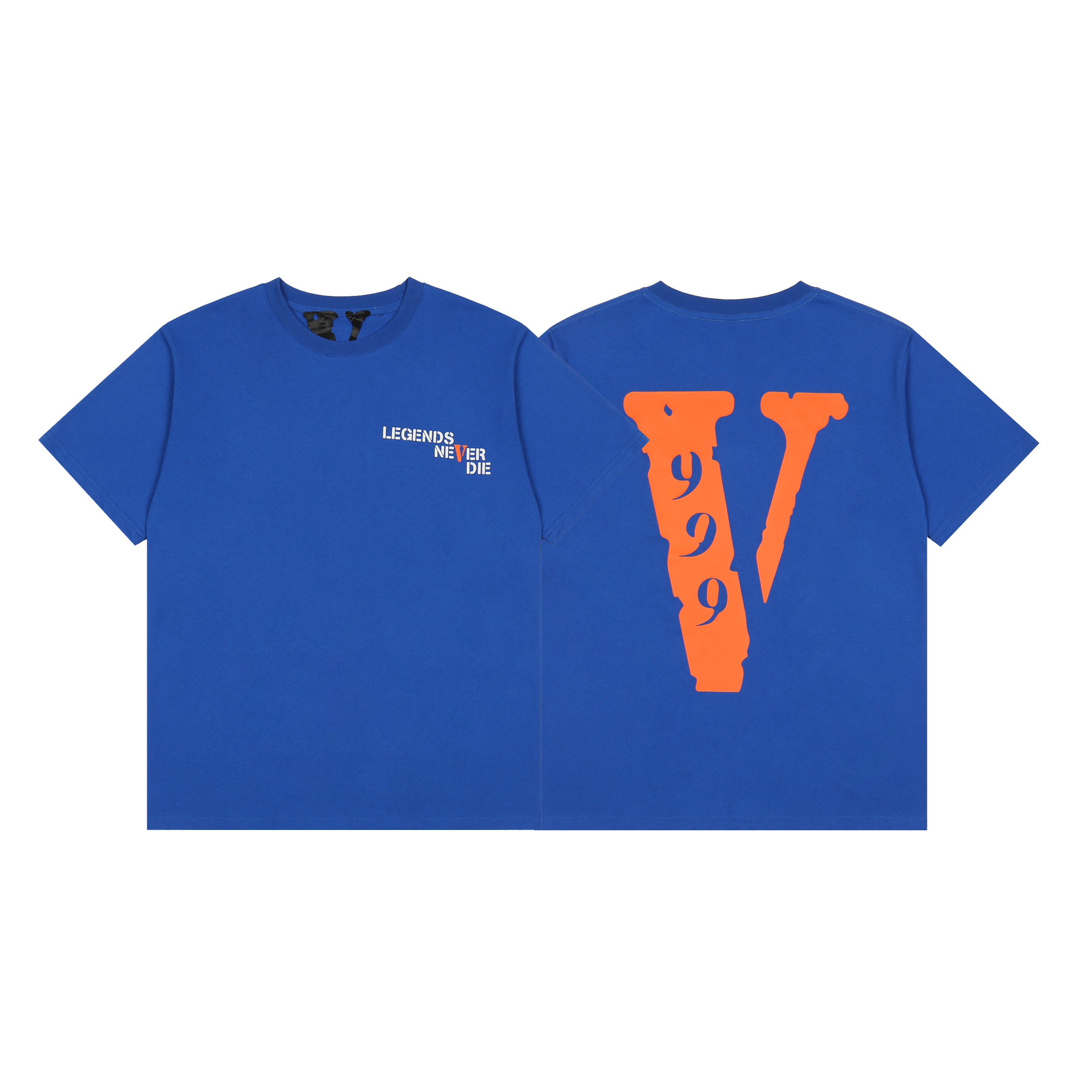 Футболка Vlone Legends Never Die V999 "Blue" фото № 8