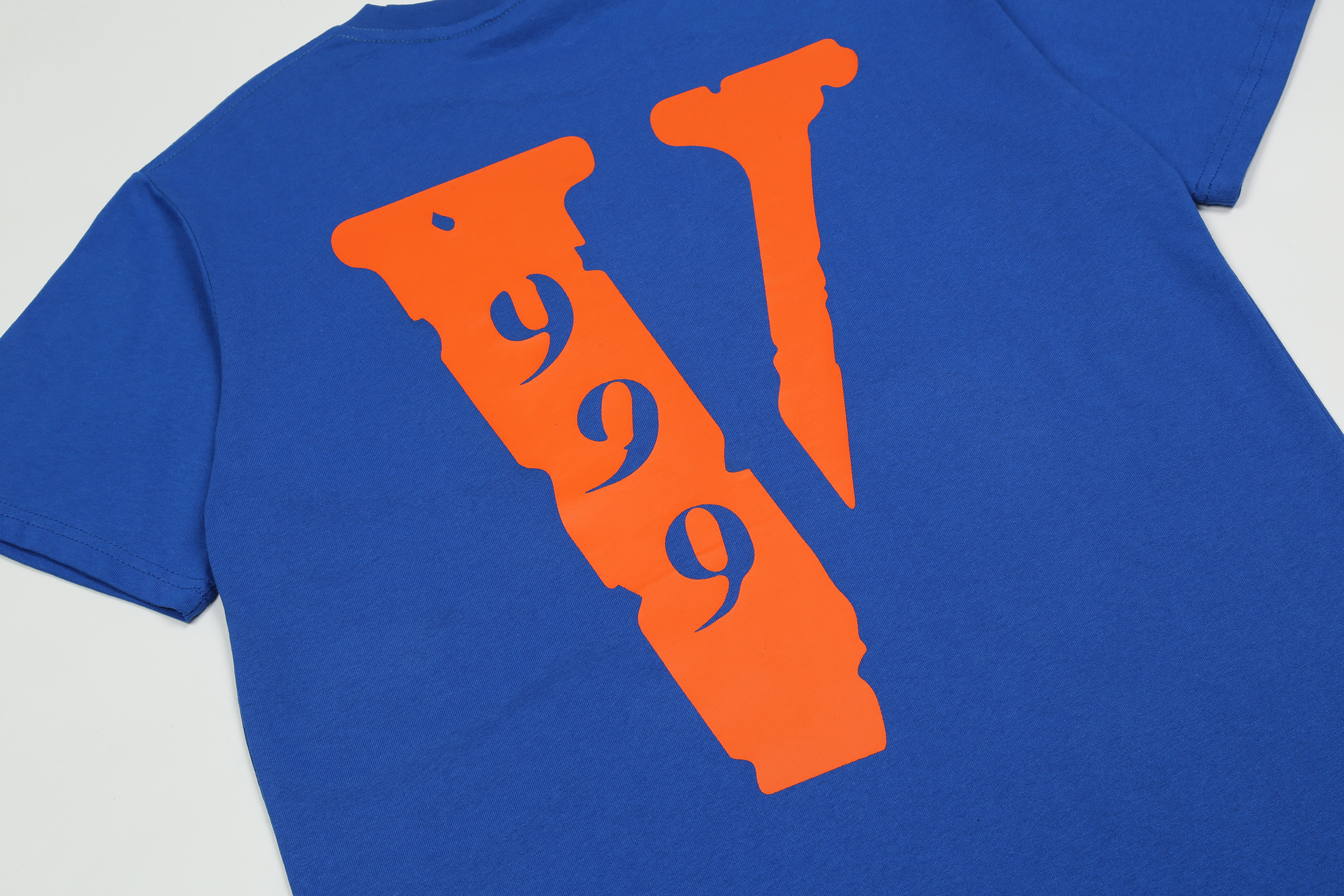 Футболка Vlone Legends Never Die V999 "Blue" фото № 7