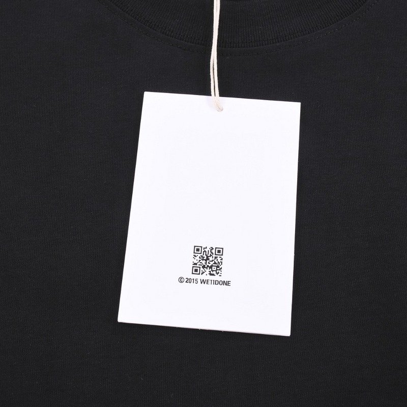 Футболка We11done Heart "Black" фото № 6