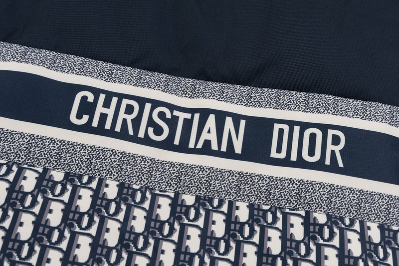 Двусторонний пуховик Christian Dior Monogram Oblique "Navy Blue" фото № 8