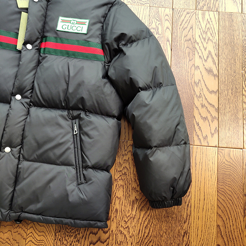 Пуховик Gucci Red Stripe "Black" фото № 6