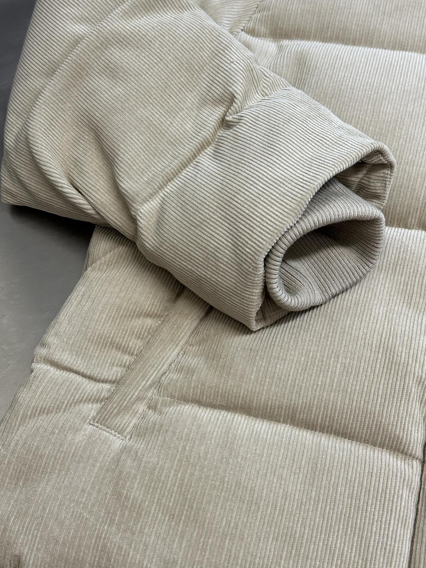 Пуховик Miu Miu Medium Weight Corduroy "Sand Beige" фото № 6