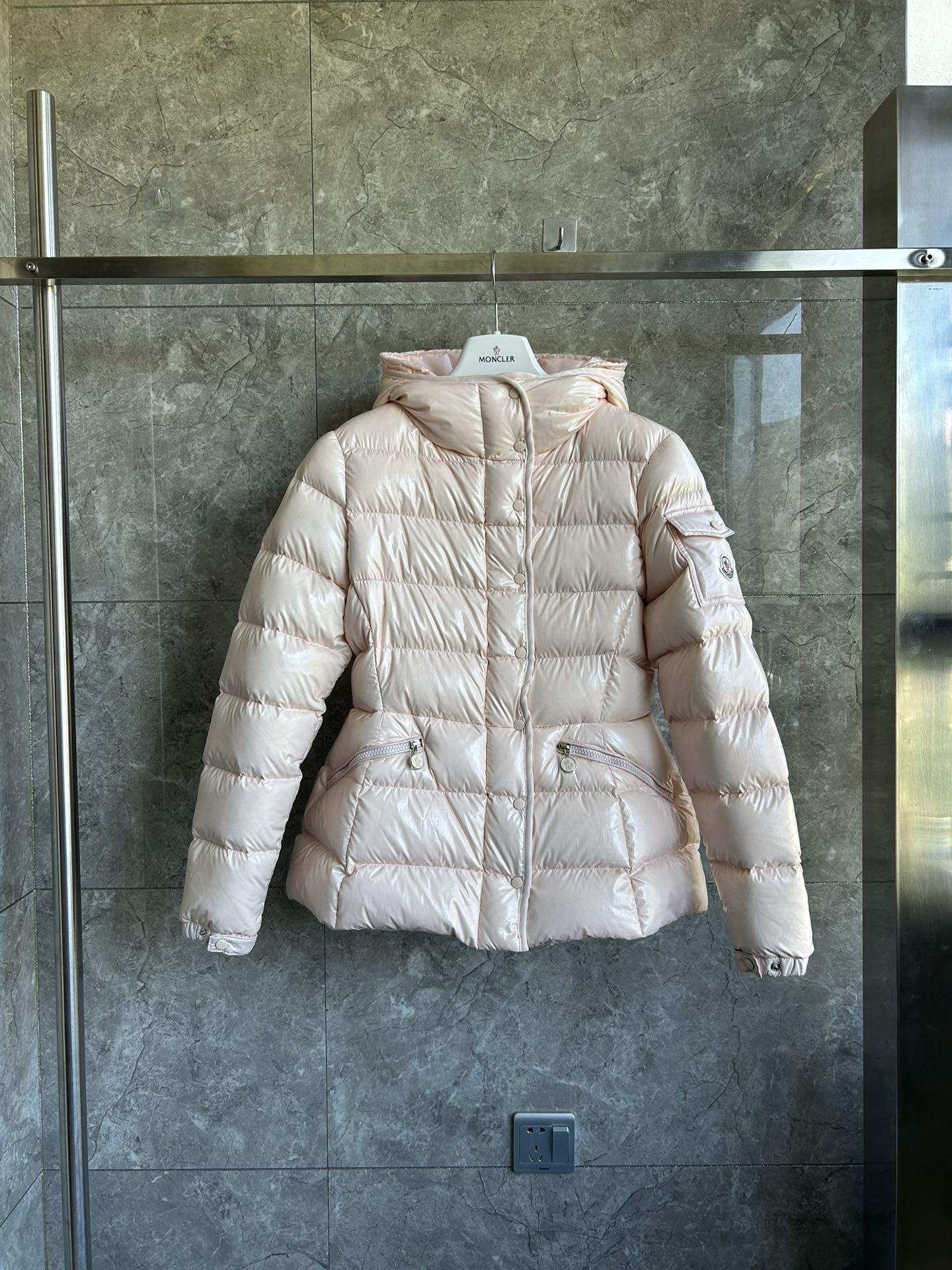 Пуховик Moncler Barante FW "Light Pink" фото № 2