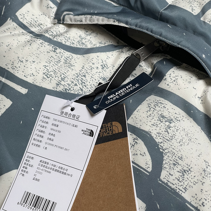 Пуховик The North Face Warm Style "Blue" фото № 4