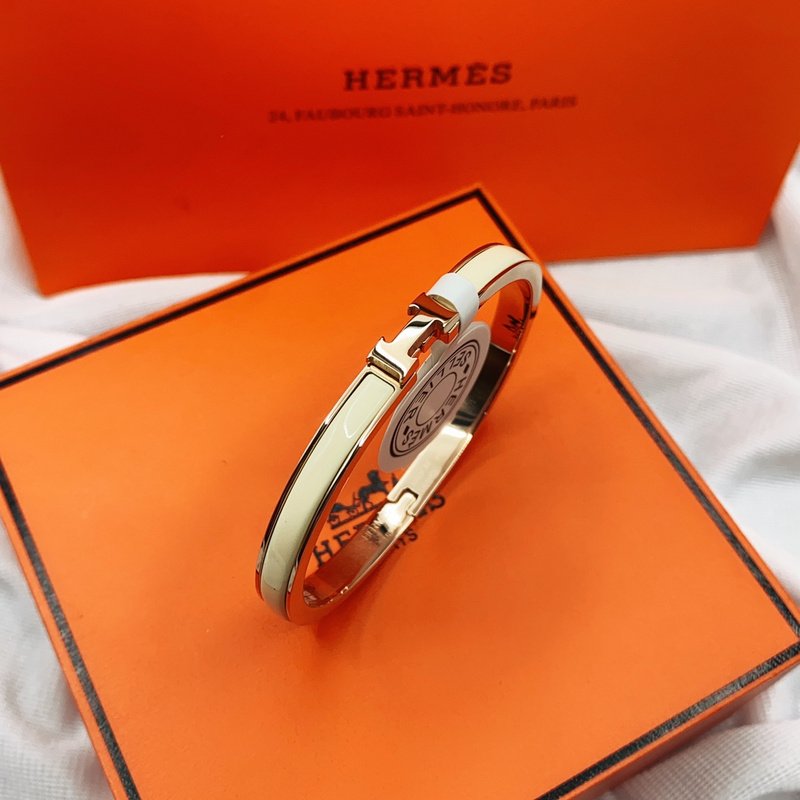Браслет Hermes With Logo Brand "Silver" фото № 5