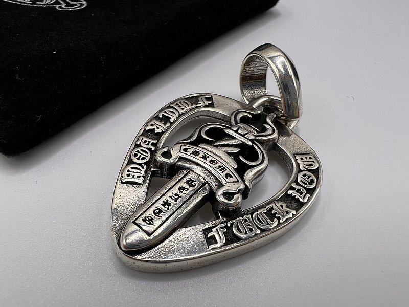 Подвеска Chrome Hearts Unusual Dagger "Silver" фото № 2