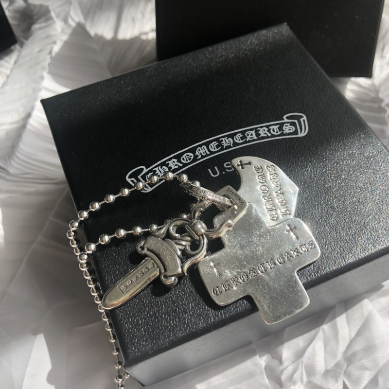 Подвеска Chrome Hearts Blade and Cross "Silver" фото № 5