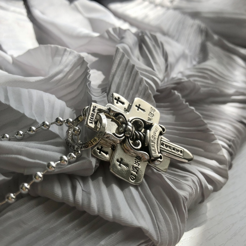 Подвеска Chrome Hearts Blade and Cross "Silver" фото № 2