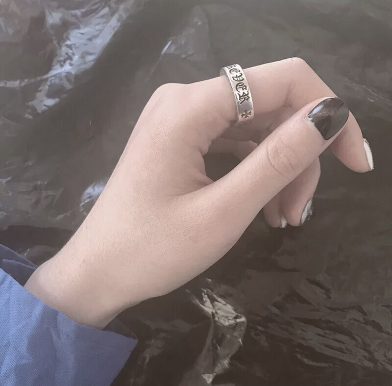 Кольцо Chrome Hearts Paired with Patterns "Silver" фото № 5