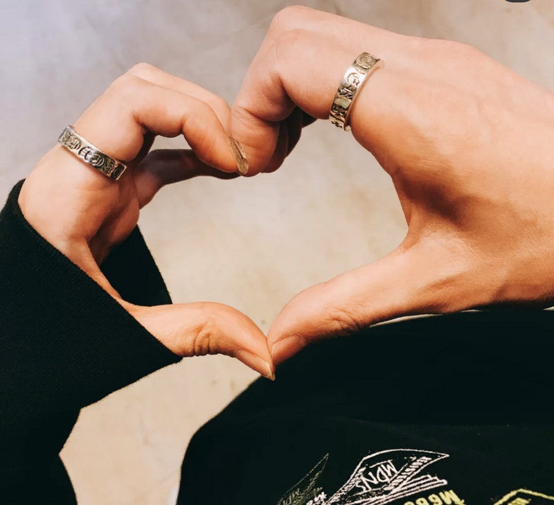 Кольцо Chrome Hearts Paired with Patterns "Silver" фото № 6