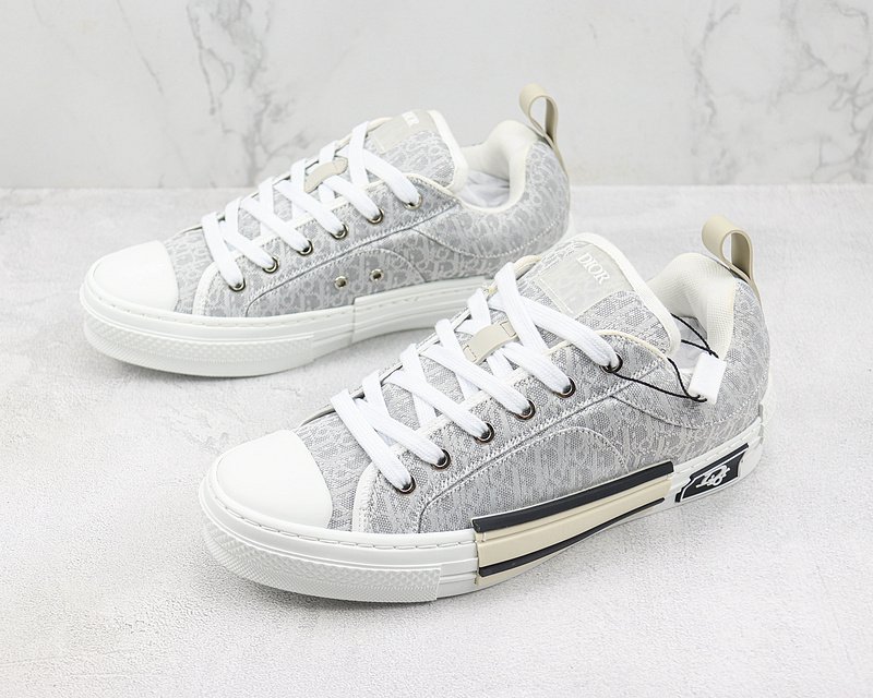 Dior B23 Skater Low "Grey/Oblique Jacquard" фото № 5