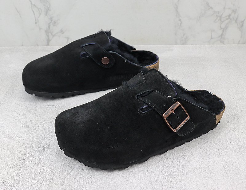 Birkenstock Boston Shearling "Night" фото № 5