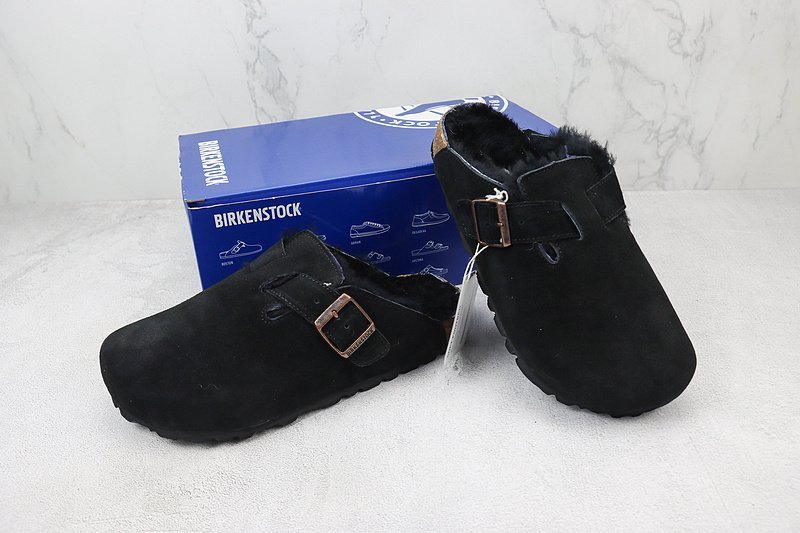 Birkenstock Boston Shearling "Night" фото № 7
