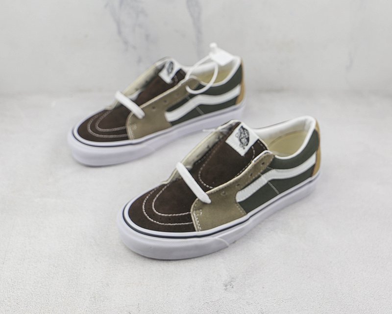 Vans SK8-Low "Brown/Grey/White" фото № 5