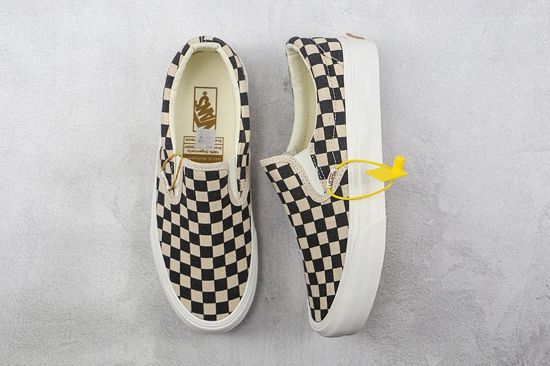 Vans Slip-On "Marshmallow/Chessboard" фото № 7