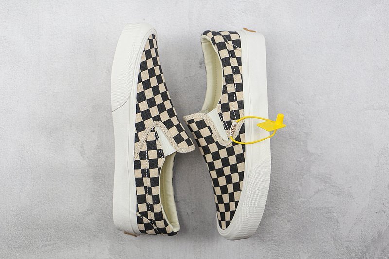 Vans Slip-On "Marshmallow/Chessboard" фото № 6