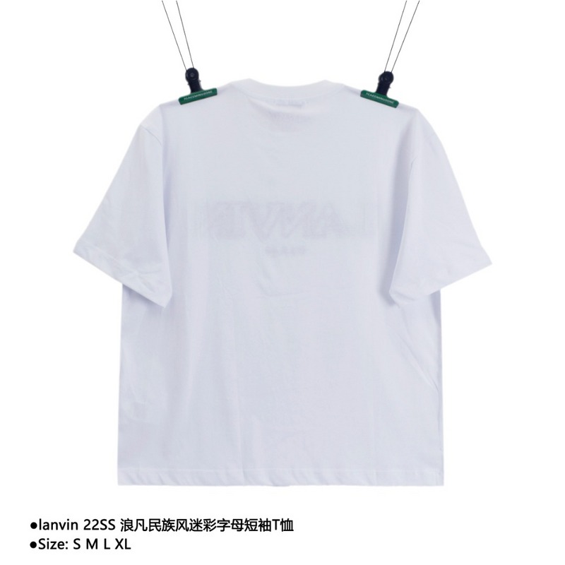 Футболка Lanvin Ethnic print "White" фото № 9