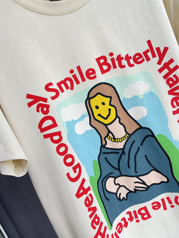 Футболка We11done SmileBitterly "White" фото № 7