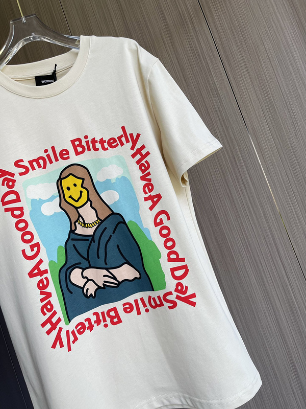 Футболка We11done SmileBitterly "White" фото № 8