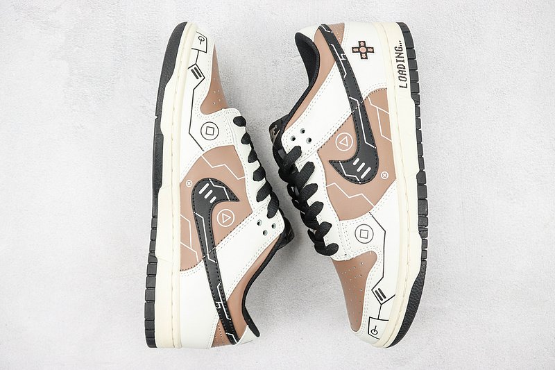 Nike SB Dunk Low PS5 "Brown/Black/White" фото № 7