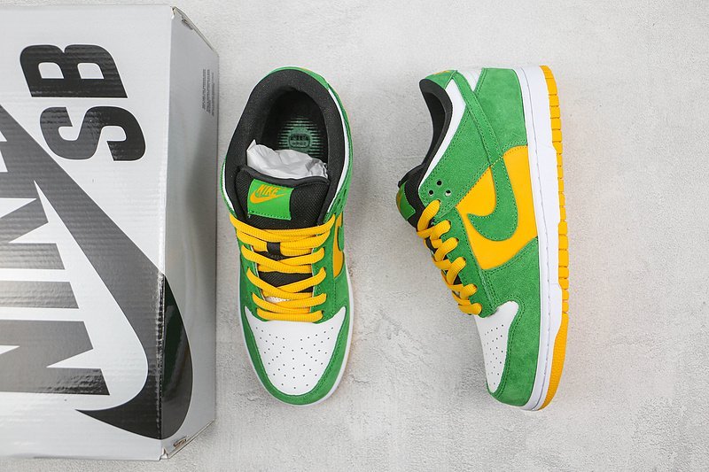 Nike SB Dunk Low Retro SE "Green/Yellow" фото № 6