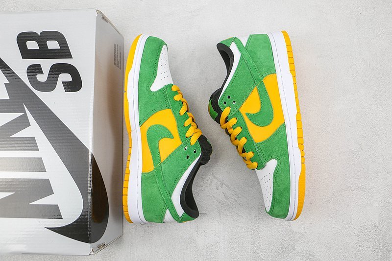 Nike SB Dunk Low Retro SE "Green/Yellow" фото № 7