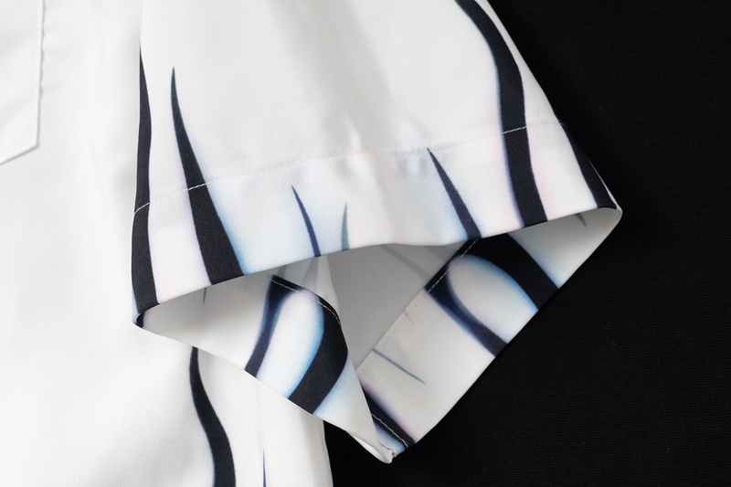 Рубашка Prada Short Sleeve Black Fire "White" фото № 3