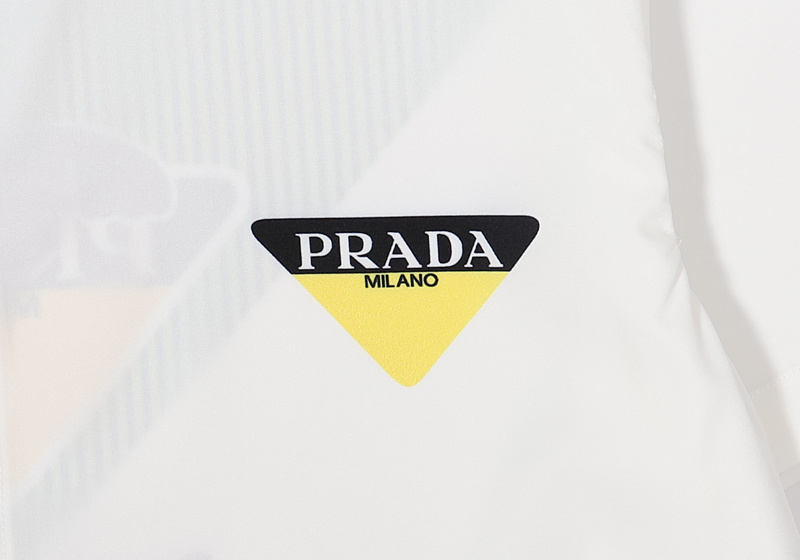 Рубашка Prada Short Sleeve Milano Cat "White" фото № 4
