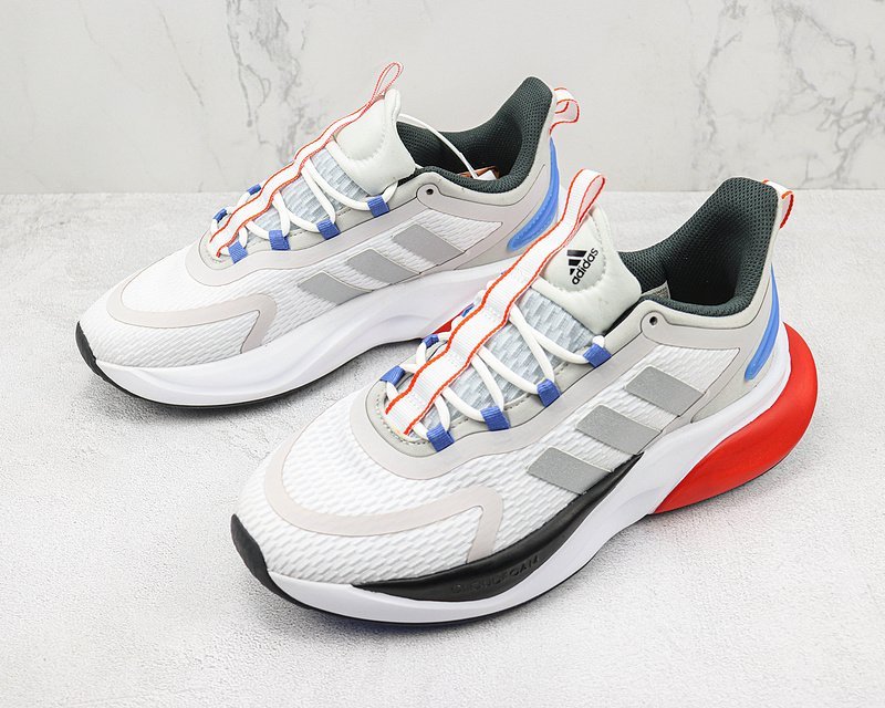 Adidas Alphabounce+ "White/Silver/Grey" фото № 5