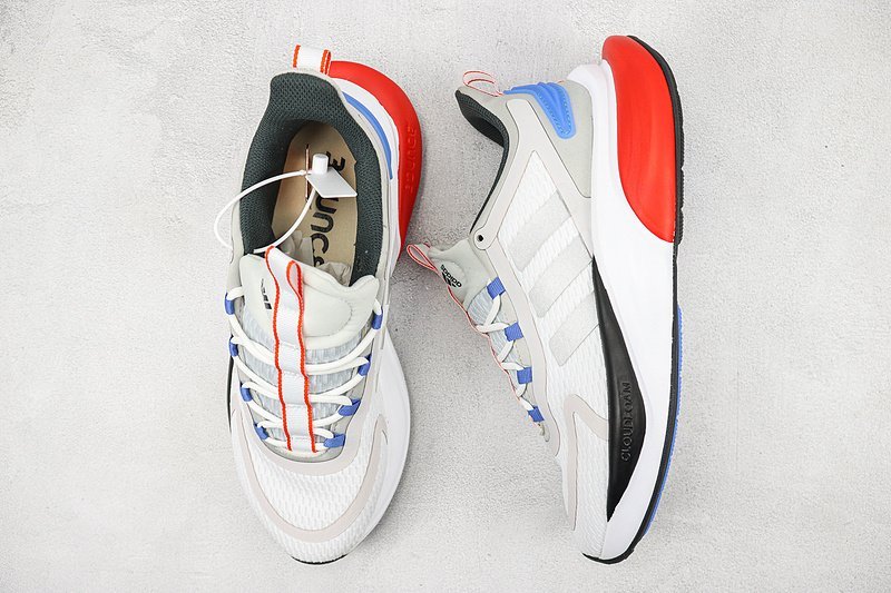 Adidas Alphabounce+ "White/Silver/Grey" фото № 6