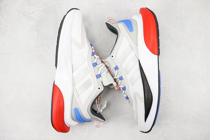 Adidas Alphabounce+ "White/Silver/Grey" фото № 7