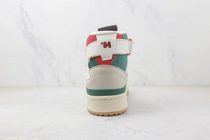 Adidas Forum 84 High "White/Green/Red" фото № 9