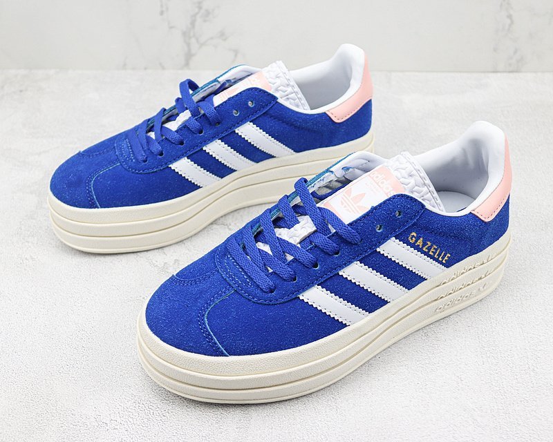 Adidas Gazelle Bold "Blue/Pink/White" фото № 5