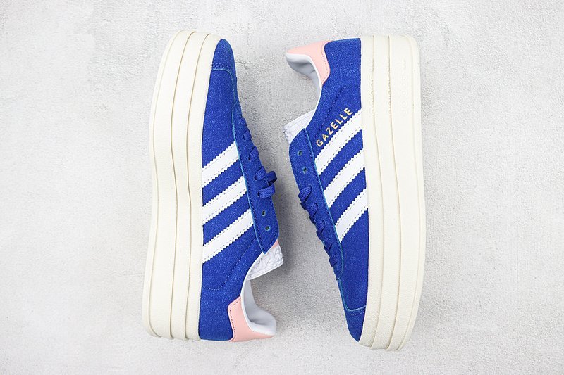Adidas Gazelle Bold "Blue/Pink/White" фото № 7