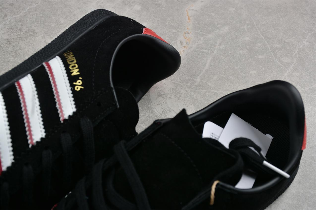adidas London 96 "Core Black/Cloud White/Better Scarlet" фото № 4