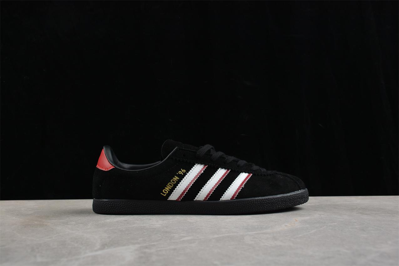 adidas London 96 "Core Black/Cloud White/Better Scarlet" фото № 9