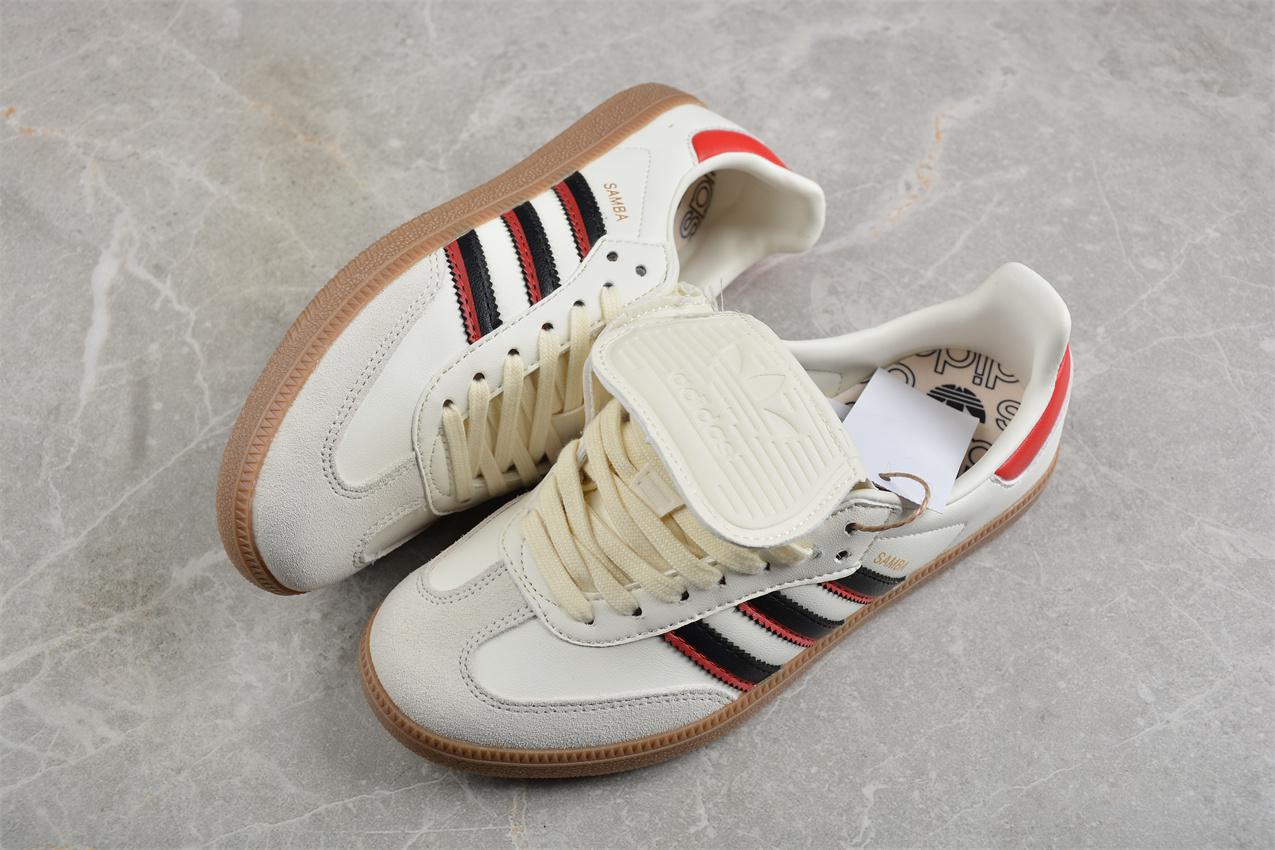 Adidas Samba LT "White/Black/Better Scarlet" фото № 6