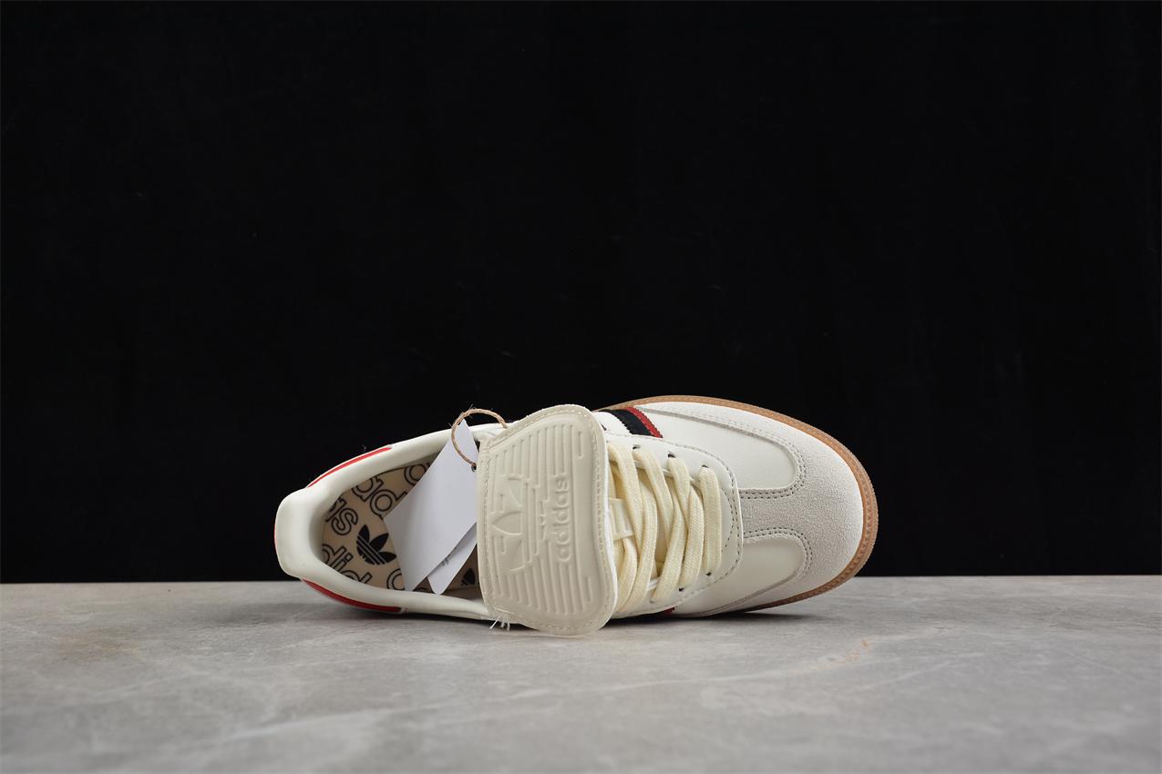 Adidas Samba LT "White/Black/Better Scarlet" фото № 3