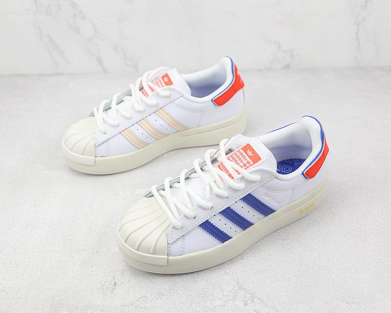 Adidas Samba "White/Blue/Red" фото № 5