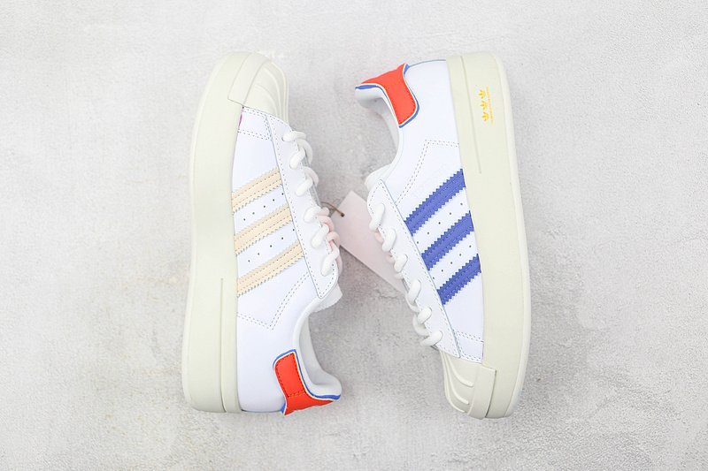 Adidas Samba "White/Blue/Red" фото № 6