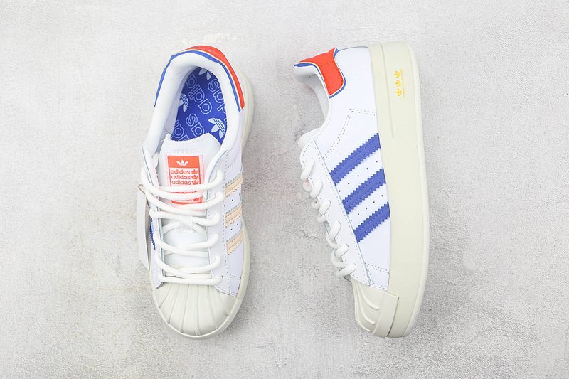 Adidas Samba "White/Blue/Red" фото № 7