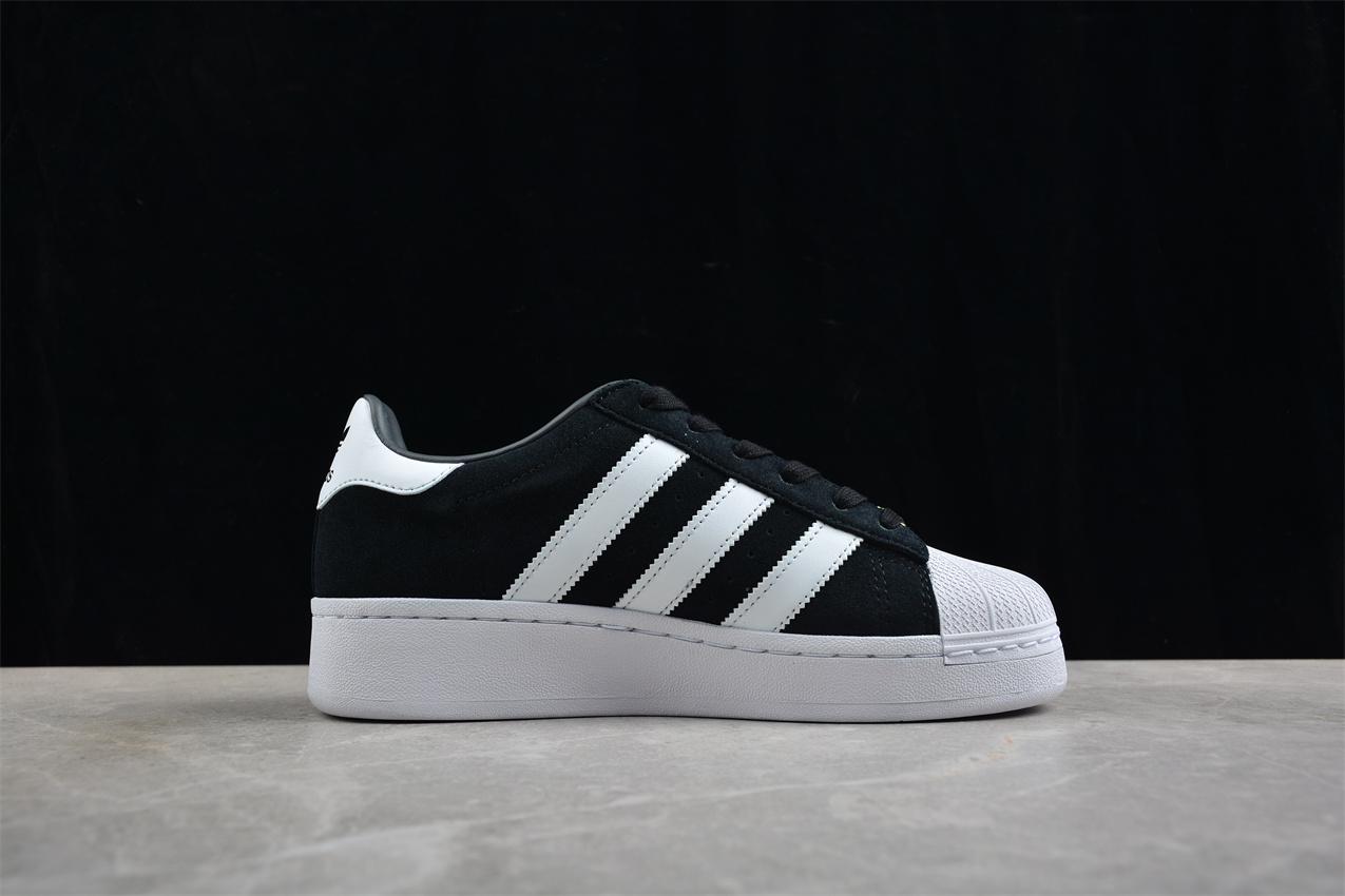 Adidas Superstar XLG "Core Black/Cloud White" фото № 5