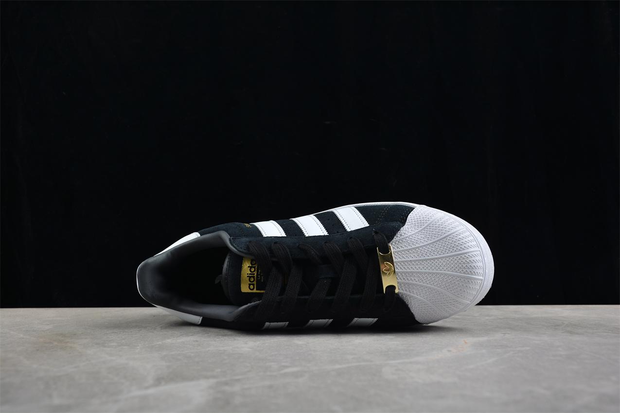 Adidas Superstar XLG "Core Black/Cloud White" фото № 3
