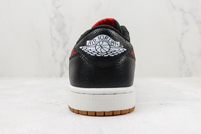 Air Jordan 1 Low "Black/White/Red" фото № 8