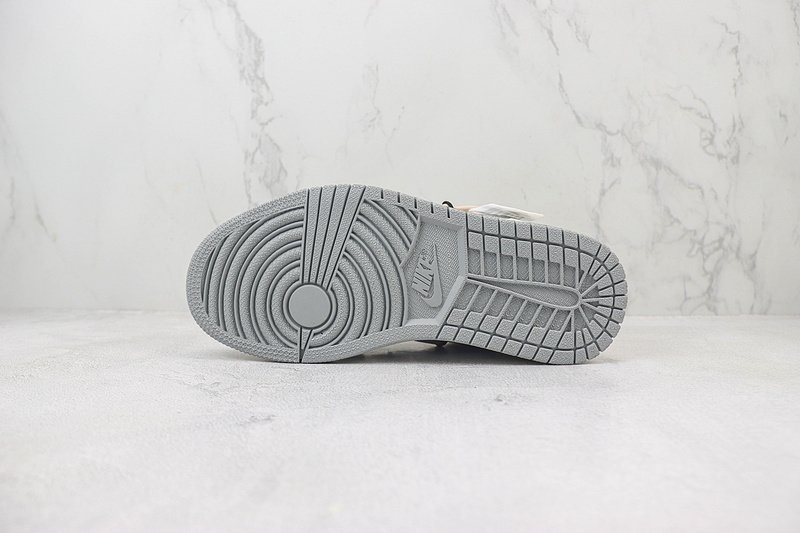 Air Jordan 1 Low "Vintage Grey/White/Double Lacing" фото № 8