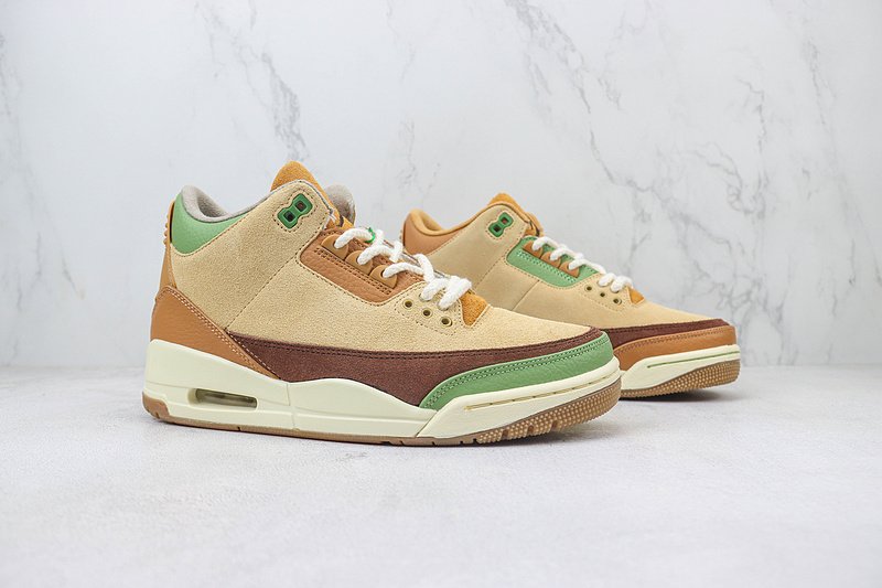 Air Jordan 3 "Beige/Olive/Brown" фото № 6
