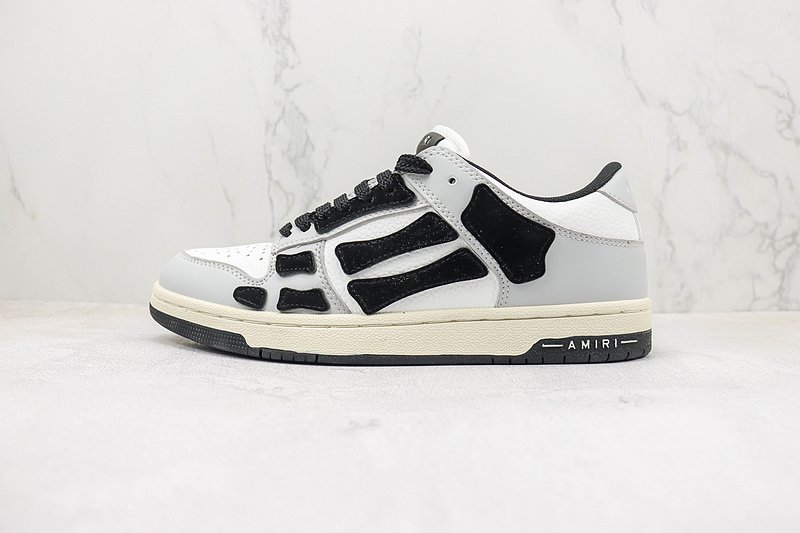 Amiri Skel Top Low "Black/Grey/White" фото № 2
