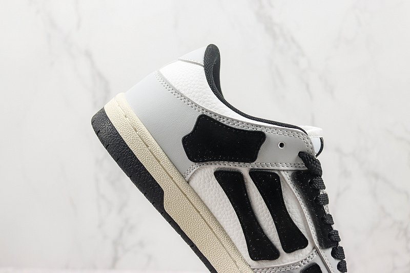 Amiri Skel Top Low "Black/Grey/White" фото № 3
