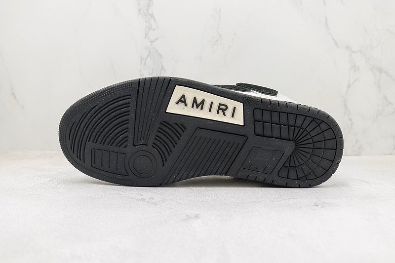 Amiri Skel Top Low "Black/Grey/White" фото № 8
