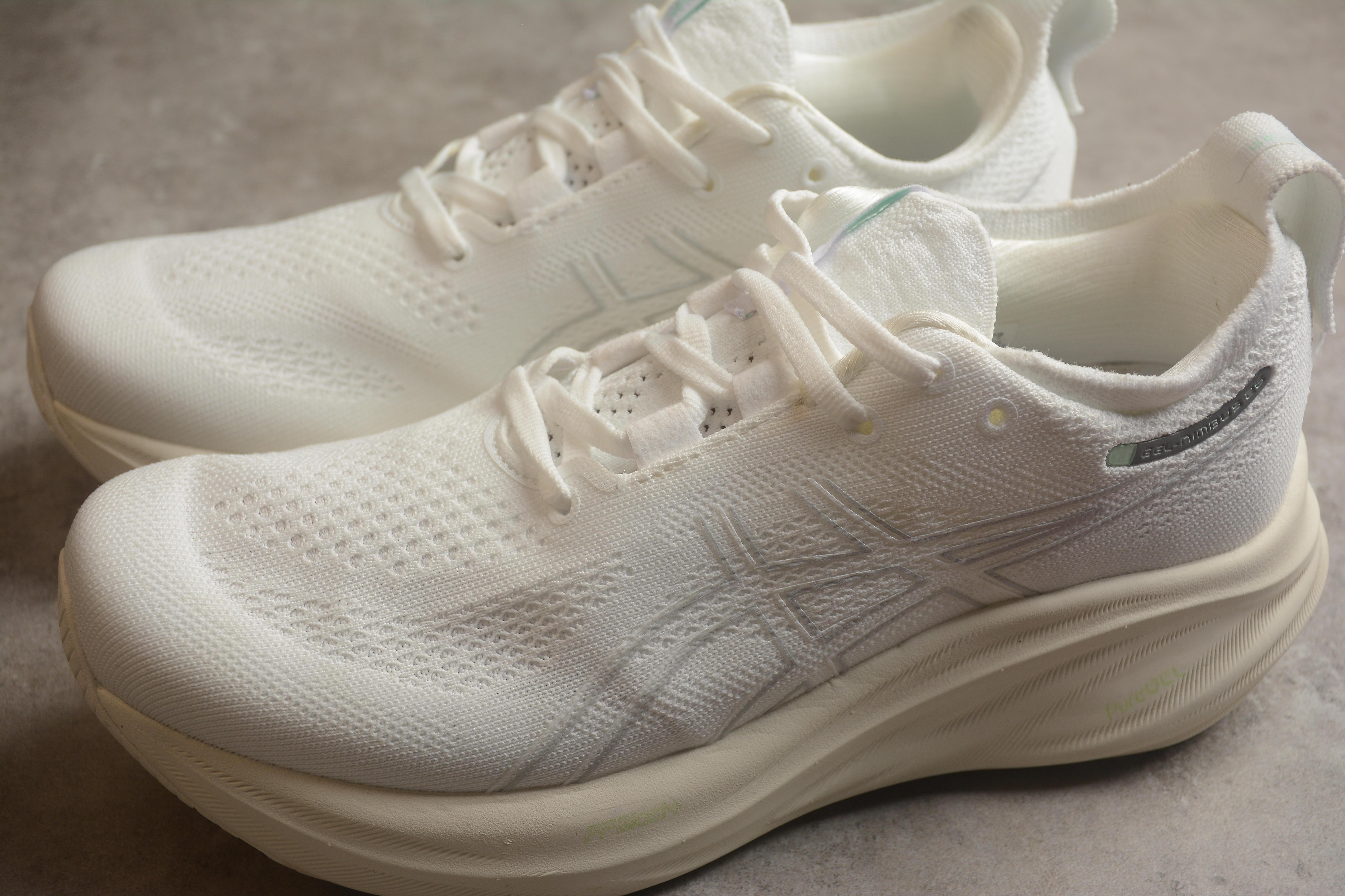 Asics Gel Nimbus 26 "White/Beige" фото № 6